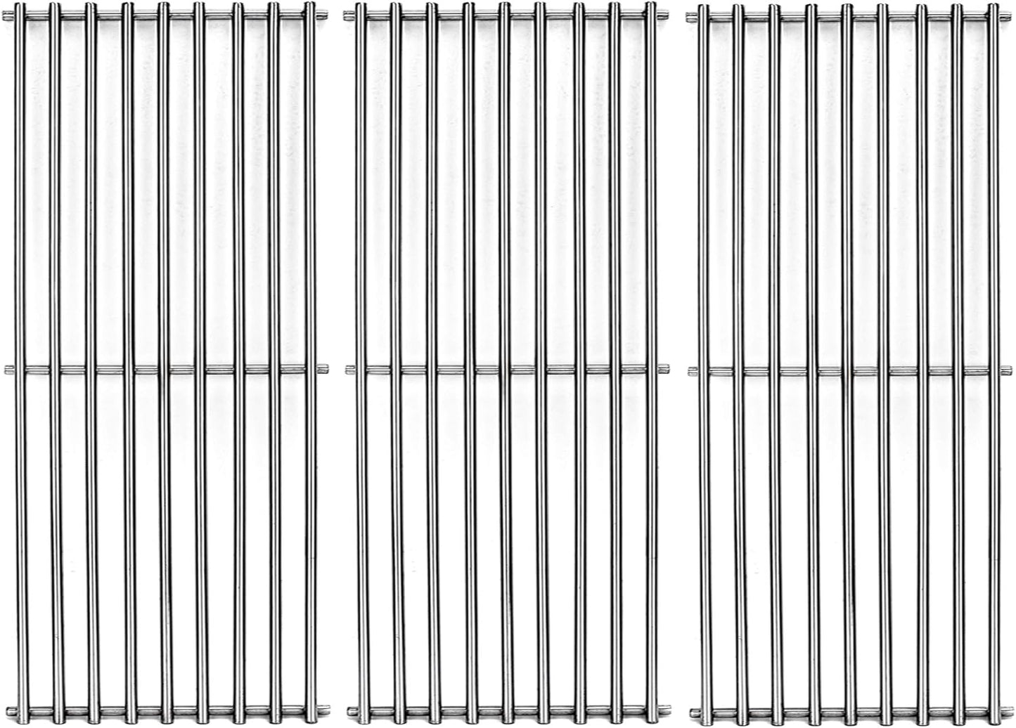 3 Pack 19 3/4" Stainless Steel Grill Grates for Chargriller 3001, 5050, 3008, 3030, 4000, 5252, King Griller 3008, 5252 and Others, Cooking Grid