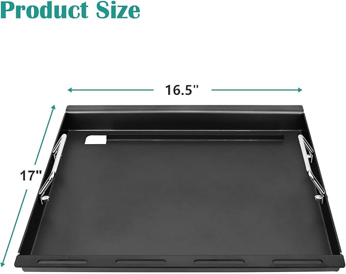 17" Griddle Inserts for Charbroil Grill Performance 2 Burner 463633316 463672416 463642116 463250212 463672016 463672216, Cooking Griddle for G460-0500-W1 G309-0019-W2 463631410 463251414 463672019 463672219 463645015