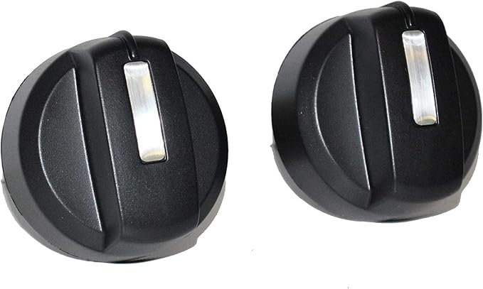 91332 Replacement Set Gas Grill Knob Control Knob Compatible for Weber E-210 Spirit Silver A Grills Made from 2009 to 2012, 2 Piece
