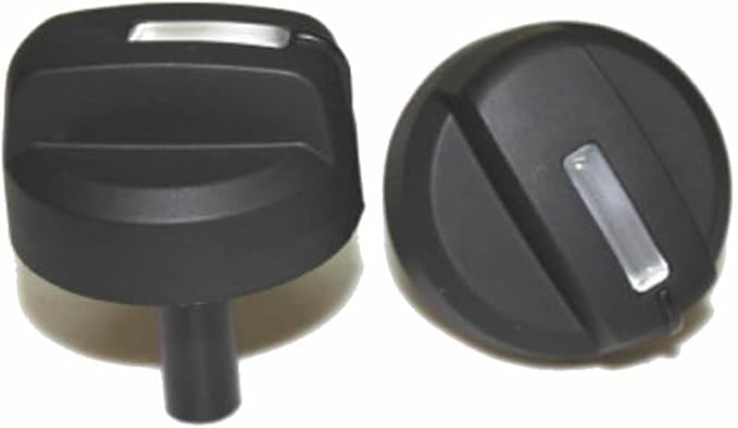 91332 Replacement Set Gas Grill Knob Control Knob Compatible for Weber E-210 Spirit Silver A Grills Made from 2009 to 2012, 2 Piece
