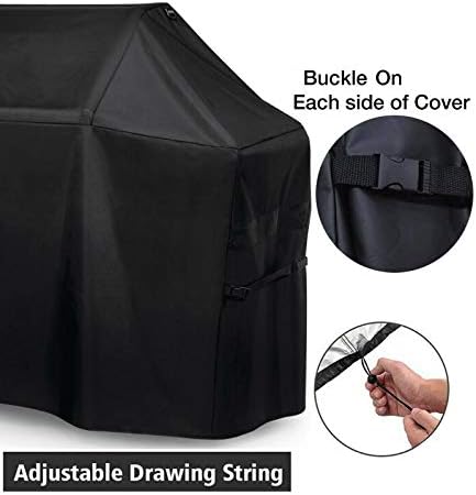92inch 600D Heavy Duty Waterproof Gas Grill Covers for Jenn Air, Weber, Holland and More (Water Proof, Fade & UV & Rip Resistant Grill Cover