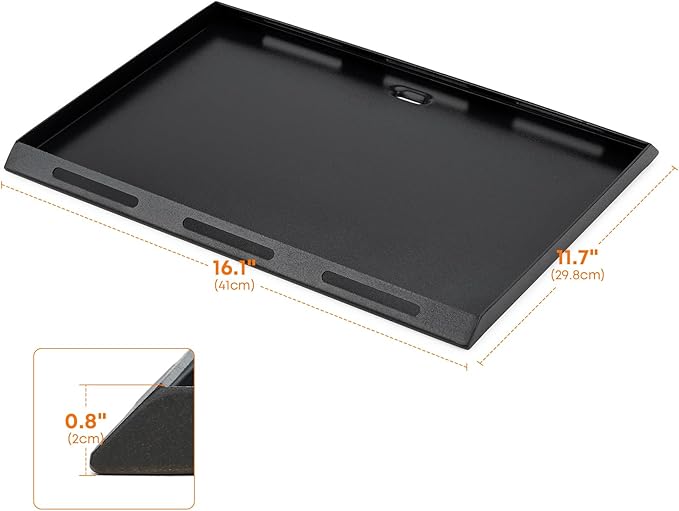 Griddle Insert for Charbroil Grill2Go X200 Portable Gas Grill, Nonstick Coating Flat Top Plate, Replaces Original Cooking Grate