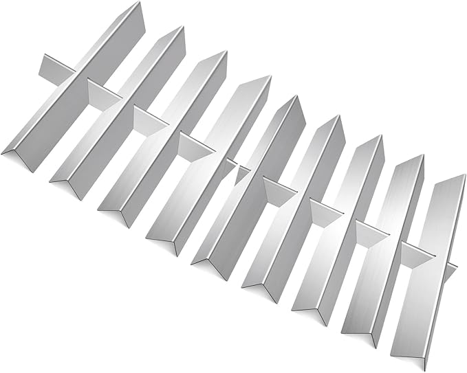 9896 Flavorizer Bar Replacement Parts for Weber Summit Silver A and B, Summit Gold A4 and B4, Summit Platinum A4 and B4, Stainless Steel Heat Shields
