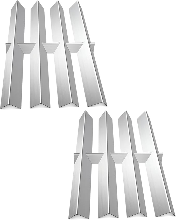9898 Grill Heat Plate Bars Compatible for Weber Summit Gold C4 Summit Platinum D4 LP (Built in 2006),Heavy Duty Stainless Steel Grill Flavorizer Bars