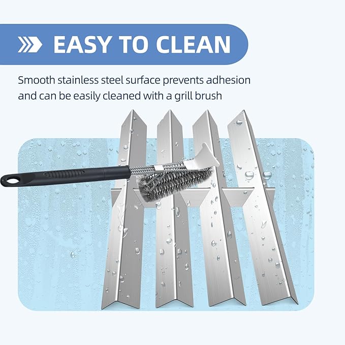 9898 Grill Heat Plate Bars Compatible for Weber Summit Gold C4 Summit Platinum D4 LP (Built in 2006),Heavy Duty Stainless Steel Grill Flavorizer Bars