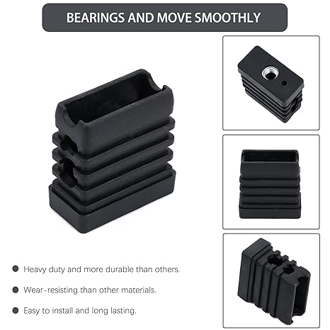 G408-0036-W1 Caster Socket Grill Replacement Parts for Charbroil 463243518 463342119 463245917 463240115 463230515 463349917 463335517 463243519 463371719 Kenmore Grill Wheels Caster Insert 4 Pcs