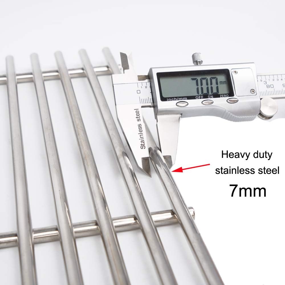3 Pack 19 3/4" Stainless Steel Grill Grates for Chargriller 3001, 5050, 3008, 3030, 4000, 5252, King Griller 3008, 5252 and Others, Cooking Grid