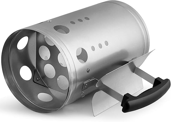 Charcoal Chimney Starter Barbecue Fire Starter BBQ Charcoal Grill Briquette Coal Fire Starter Chimney for Grills Outdoor Cooking Charcoal Can Accessories