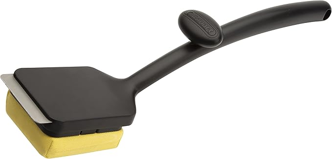 Grill Renew Steam Cleaner Brush (CCB-1000) , Safe and Effective Barbecue Cleaning Brush, Replaceable Head, Aramid Fiber Fabric