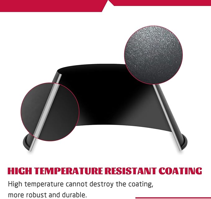 One-Piece Whirlpool Without Welding,BBQ Whirlpool for Weber Kettle 22" Grills WSM Smoker,Kettle Grill Accessories fit Kamado Joe,Big Joe,Charcoal Grill Accessories for L/XL Big Green Egg Accessories