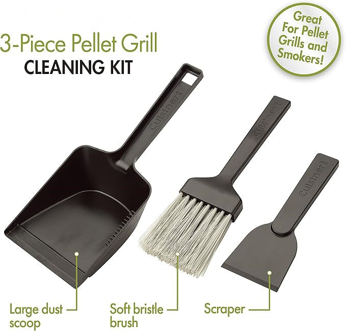 3-Piece Pellet Grill Ash Cleaning Kit