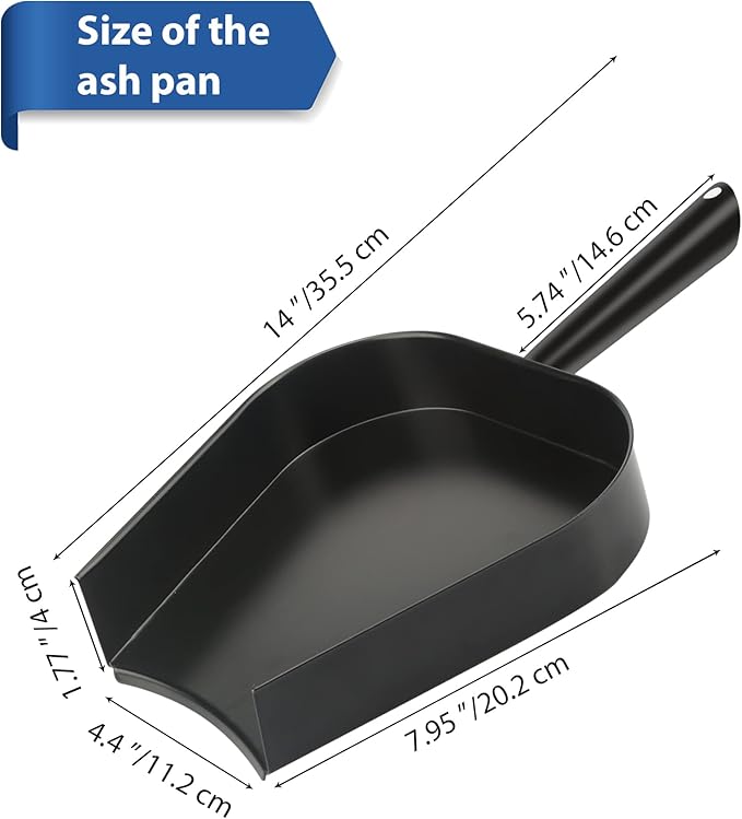 Ash Pan for Big Green Egg, Stainless Steel Ash Tool Kit Ash Tool Poker Rake Set for Big Green Egg Large, for Kamado Joe, for Charcoal Smoker Wood Burning Stove