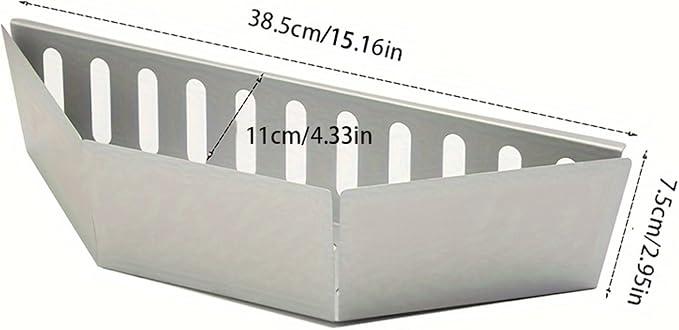 grill baskets for kettle grills 22“, Charcoal Basket Stainless Steel Char Holder, Compatible with Weber Grilling Accessories Charcoal Container Contoured Carbon Briquet Grilling Baskets(2 Pieces)