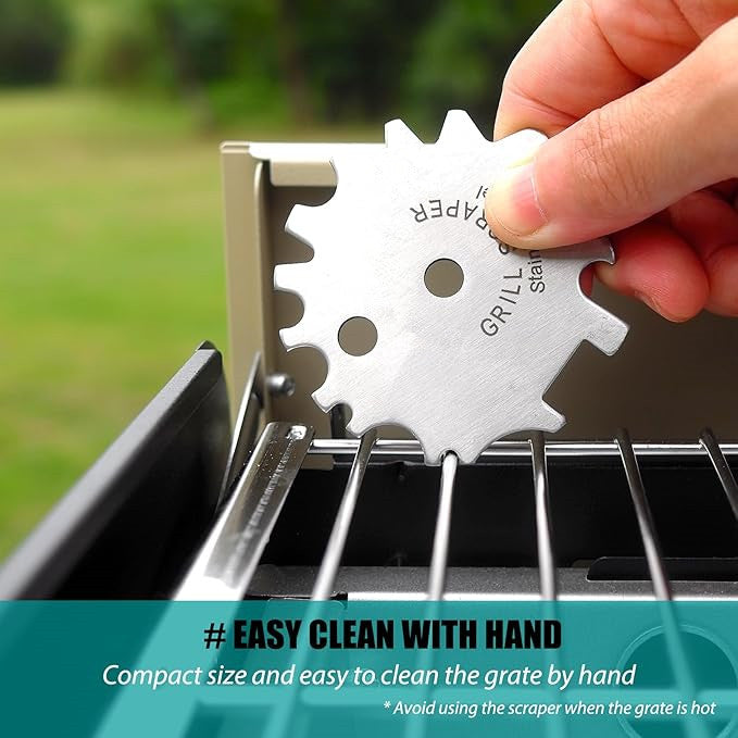 BBQ Grill Scraper, Stocking Stuffers, Bristle-Free for Griddle, Kitchen Gadgets Cleaner, Camping Accessories, Ideal Gifts for Christmas, for Men, Dad, Husband, Boyfriend, Fathers Day
