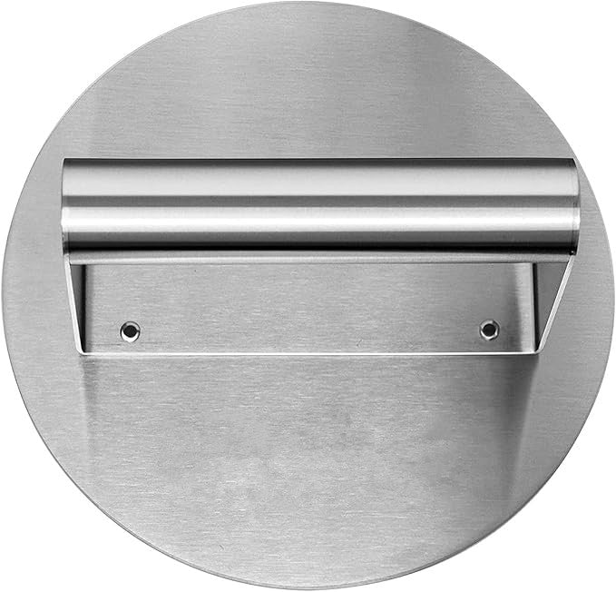 Stainless Steel Burger Press, 6.2 inch Round Burger Smasher, Professional Griddle Accessories Kit, Grill Press Perfect for Flat Top Griddle Grill Cooking
