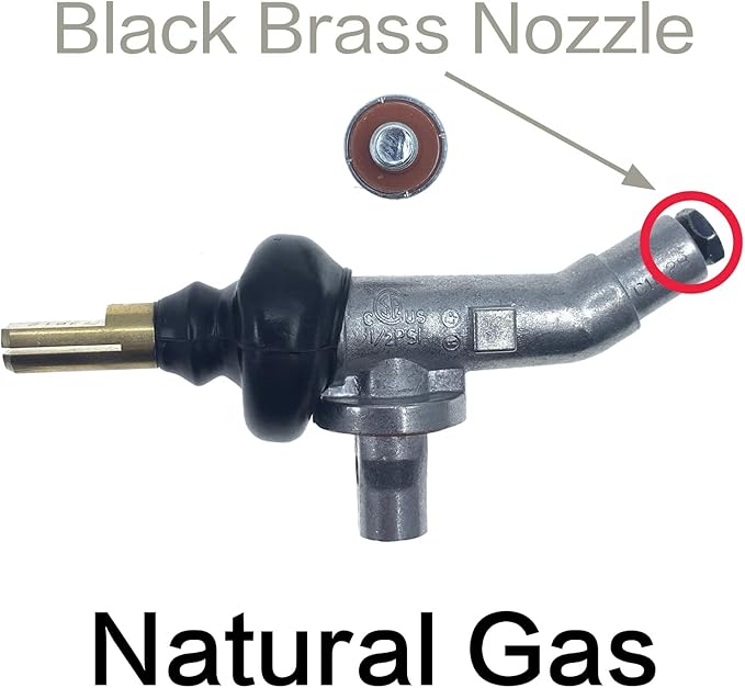 Gas Grill Replacement Parts Manifold Main Burner Control Valve for Weber Genesis 300 Series(2011-2016) & Genesis II E-210 / E-310 / E-410 (NG)