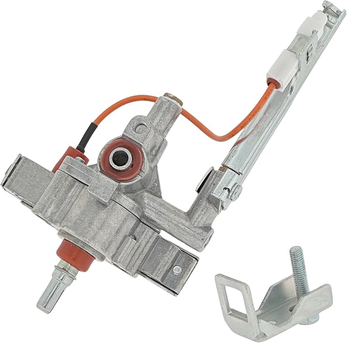 Gas Grill Replacement Parts Manifold Main Burner Control Valve Assembly with Igniter for Weber Summit 400/600 Series (Propane (LP))