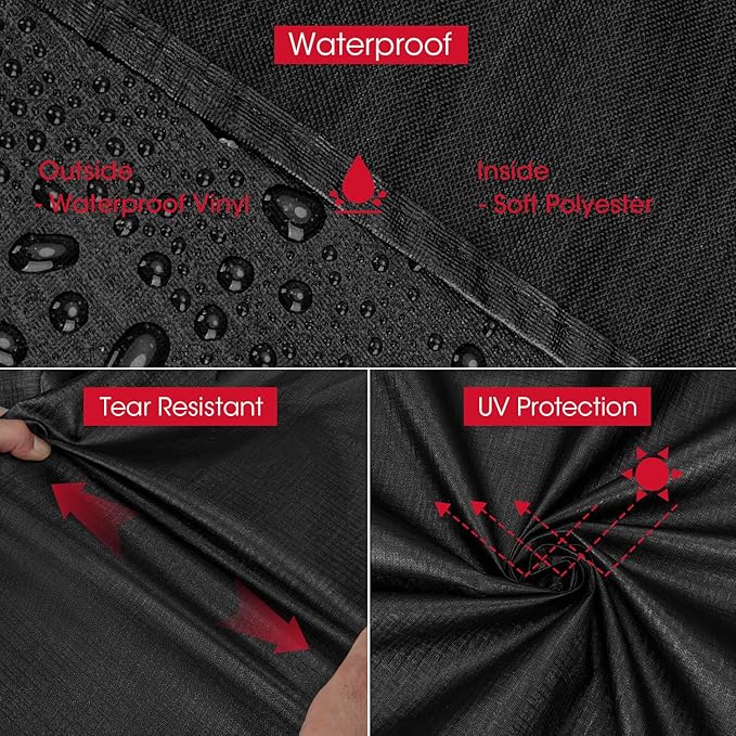 Pellet Smoker Cover Compatible for Pit Boss 700FB, Lexington 500/540 Series, 600 Series, 440FB, All Weather Resistant Waterproof Outdoor BBQ Grill Cover