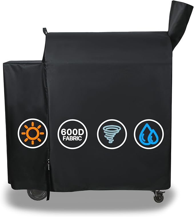 Grill Cover for Traeger Pro 34/780 Series Pellet Grills, Heavy Duty BBQ Cover for Z Grills, 700/550 Smokers
