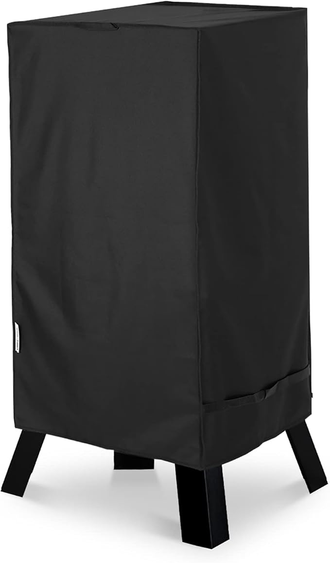 Smoker Cover, 40 Inch Electric Smoker Cover, Heavy Duty Waterproof Smoker Grill Cover, Fade and UV Resistant Vertical Smoker Cover, 28" W x 22" D x 39" H