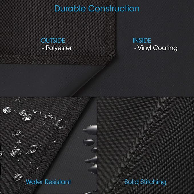 Smoker Cover, 40 Inch Electric Smoker Cover, Heavy Duty Waterproof Smoker Grill Cover, Fade and UV Resistant Vertical Smoker Cover, 28" W x 22" D x 39" H