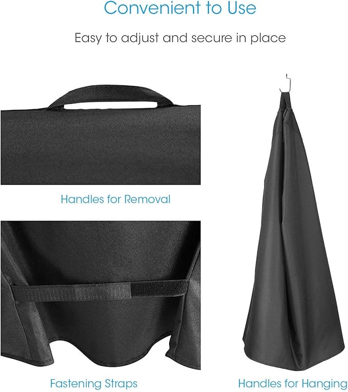 Smoker Cover, 40 Inch Electric Smoker Cover, Heavy Duty Waterproof Smoker Grill Cover, Fade and UV Resistant Vertical Smoker Cover, 28" W x 22" D x 39" H