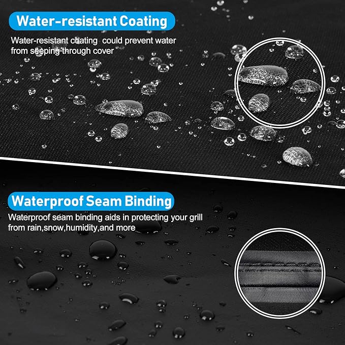 Griddle Cover for Blackstone 36" Griddle,Rip-Proof Upgraded Material Flat Top Grill Cover,Waterproof UV and Fade Resistant Grill Cover with Straps for Camp Chef and More 4-Burner Griddle