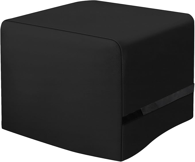 Side Fire Box Grill Cover Fits for Char-Griller 22424 72424 E82424 Portable Tabletop Grill, 600D Heavy Duty BBQ Cover Waterproof Portable Grill Cover, 18 x 18 x 20 Inch