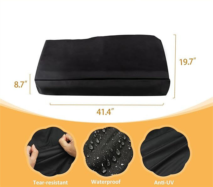Portable Grill Cover for Royal Gourmet GD4002T Tabletop Grill, 40 inch Outdoor Waterproof Tabletop Grill Cover, for Table Top Grill, Outdoor Barbeque Grill Accessories