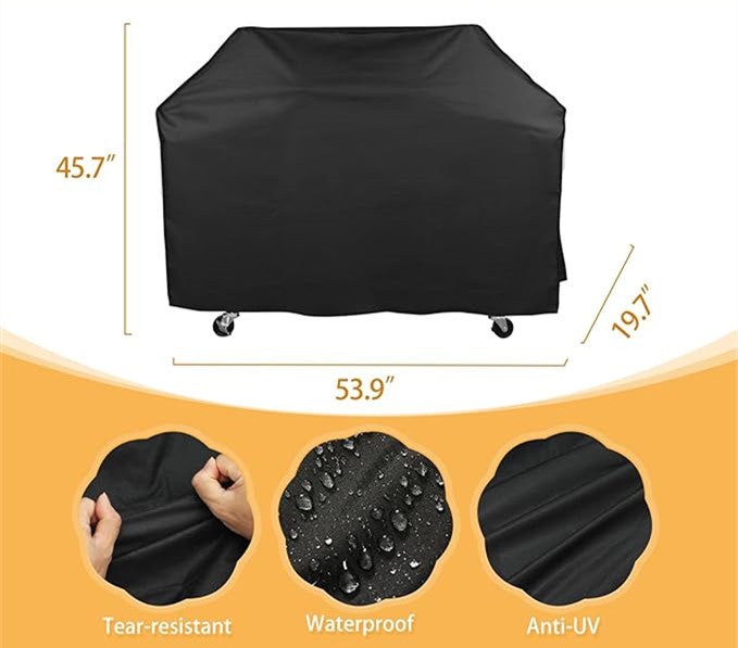 Grill Cover for Royal Gourmet Charcoal Grill CC1830 Series, 54 inch CR5402 Heavy Duty Waterproof UV Resistant Cover for Royal Gourmet GA5401T/GA4402S, Outdoor Barbeque Grill Accessories
