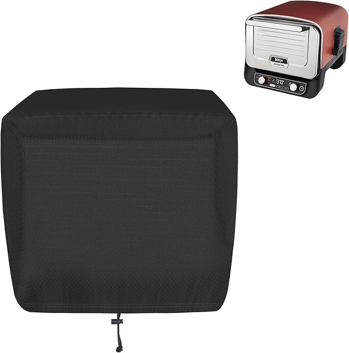 Pizza Oven Cover for Ninja OO101 Series, Waterproof Cover for Ninja Woodfire Outdoor Grill, 420D Oxford Heavy Duty Weatherproof Cover for Ninja Smoker Oven