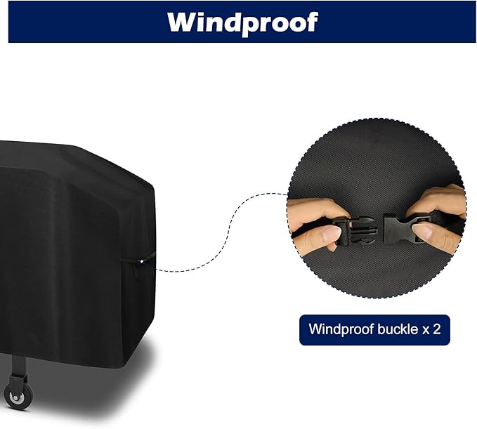 Griddle Cover for Griddle and Charcoal Grill Combo and 22" Tabletop Griddle, Waterproof Oxford Grill Cover - Only Cover