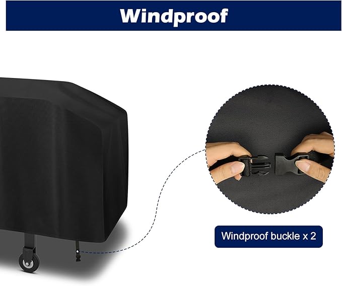 Griddle Cover for Blackstone 28 Inch Griddle, for Blackstone 1517, 1605, 1853, 1555, Waterproof Oxford Flat Top Gas Grill Cover - Only Cover