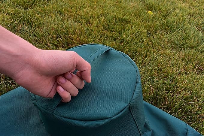 Grill Cover Compatible with Medium Big Green Egg Grill, Ceramic Grill Outdoor Cover with Durable and Waterproof Fabric, 26" Dia (Medium)