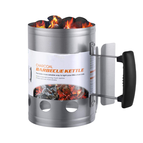 Charcoal Chimney Starter Barbecue Fire Starter BBQ Charcoal Grill Briquette Coal Fire Starter Chimney for Grills Outdoor Cooking Charcoal Can Accessories
