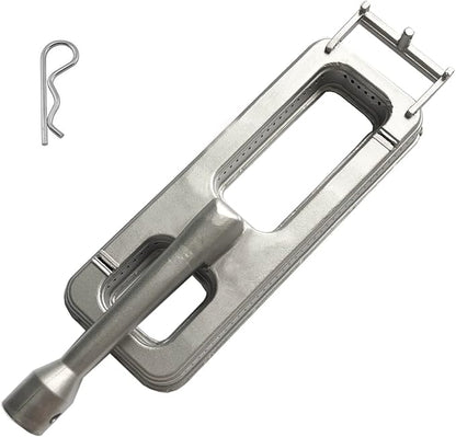 Cast Stainless Steel 304 Grill Burner, 15 3/4 x 4 3/4 in, Upgraded Replacement for CISC, Fits Coyote Members Mark Bakers Chef Grand Hall BBQ Grills 608SB, Monarch-04A 04B