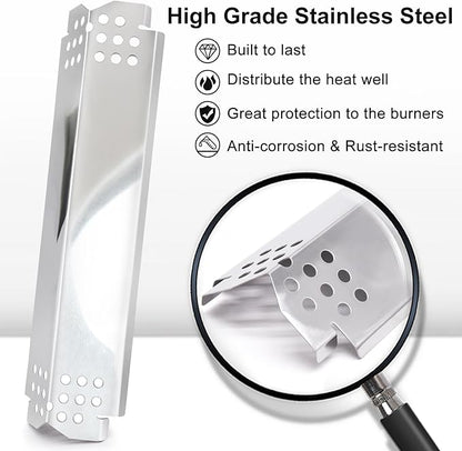 Grill Heat Plate Replacement Parts for Home Depot Nexgrill 720-0925S 720-0864 720-0864M, Stainless Steel Grill Heat Tent, Flame Tamer for BBQ PRO 3 Burner 122.20148511, Members Mark 720-0839