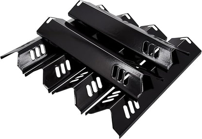 Replacement Parts for Dyna-Glo DGB610SSP DGH483CRP DGF493BNP DGF510SBP Grills, 15 inch Porcelain Grill Heat Tents Heat Plates for Outdoor Gourmet GR2205720-OG-00 GR2205723-OG-00, Set of 6