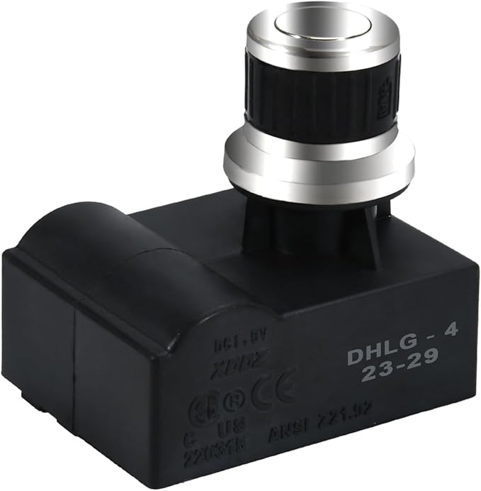 4 Outlet AA Battery Silver Cap Push Button Chrome Coated Spark Generator tact Electric Igniter Grill Ignitor for Amana, Brinkmann, Charbroil, Kenmore, Master Forge, Uniflame and Others