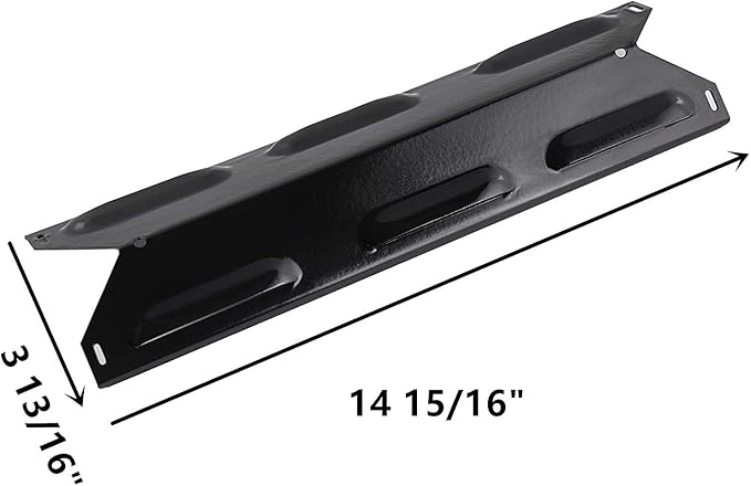 Replace parts Porcelain Steel Heat Plates for Kenmore 146.1613211, 146.16132110, 146.16133110, 146.16142210, 146.16197210, 146.16198210, 146.16222010, 146.23673310 (14 15/16 X 3 13/16") (6-Pack)