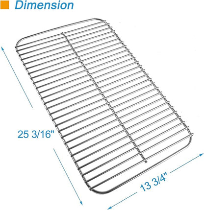 Replacement Kit for Char-Broil Classic 360 3-Burner, G320-0200-W1, G215-0203-W,463742418, Cooking Grate, Burner, Heat Plates Shield Tent, Crossover Tube