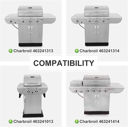 Grill Replacement Parts for Charbroil 463241314, 463241313, 463241413, 463241014, 463241414, 463241013, for Charbroil Commercial T-36D T-22D T-47D Grills, G527-2200-W1 G356-2200-W1 G527-0013-W1