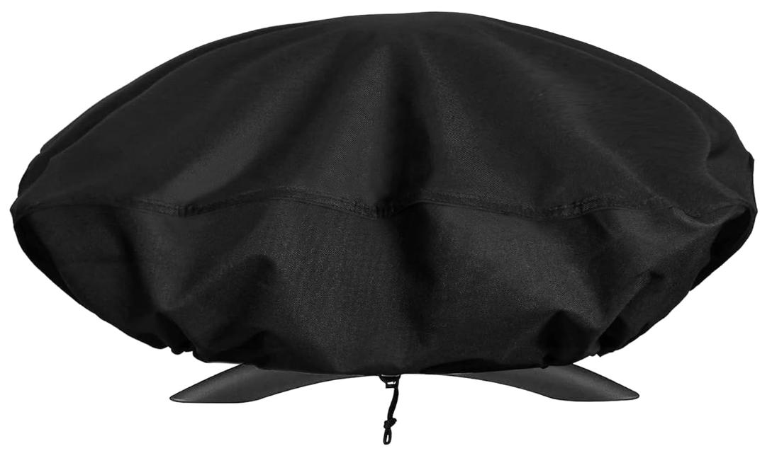 7110 Grill Cover for Weber Q100, Q1000 and Q120, Q1200 Series Gas Grills, Portable BBQ Grill Cover with Adjustable Hauling Rope,600D