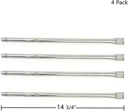 Replacement Parts for Char Broil Grill  TRU-Infrared 4 Burner 466242716, 466642616, 463242715, 463276016, 463257520 Models, Included 4 Burners, 4 Heat Plates and 3 Adjustable Crossover Tubes.