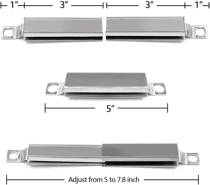 Replacement Parts for Char Broil Grill  TRU-Infrared 4 Burner 466242716, 466642616, 463242715, 463276016, 463257520 Models, Included 4 Burners, 4 Heat Plates and 3 Adjustable Crossover Tubes.
