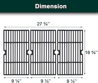 DGF493BNP Grill Grates Replacement Parts for Dyna Glo Grill Parts DGH474CRP DGF493PNP-D 70-01-273 DGB495SDP-D Backyard BY13-101-001-12 Kenmore 146.23681310 146.23678310 4 Burner Cooking Grates