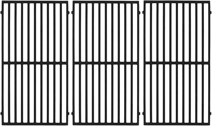 70-01-296 DGB610SSP Grates Replacement Parts for Dyna Glo DGB610SSP DGF600SSP Grill Grates Cast Iron Cooking Grate Dyna-glo Gas Grill 6 Burner Dyna Glo Grill Replacement Parts 3pcs