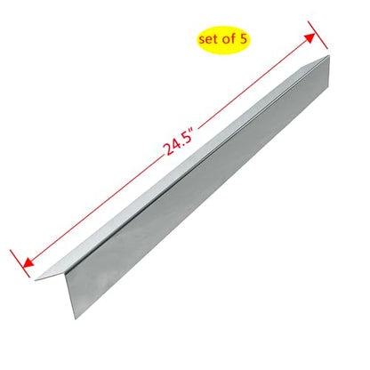7539 7540 Flavorizer Bars for Weber Genesis 300 Series Grills,Genesis E310 E320 S310 S320 EP310 EP320 (2007-2010),24.5 Inch Stainless Steel
