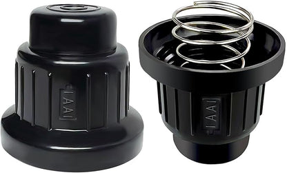 2 Pcs AA Battery Push Button Igniter Cap, Igniter Replacement Caps, Igniter Button Cap with Spring, Ignitor Switch Cap, Replacement for Blackstone Char-Broil Gas Grill, Spark Generator Knob