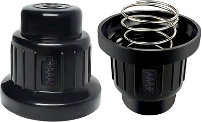 2 Pcs AAA Battery Push Button Igniter Cap, Igniter Replacement Caps, Igniter Button Cap with Spring, Ignitor Switch Cap, Replacement for Blackstone Char-Broil Gas Grill, Spark Generator Knob